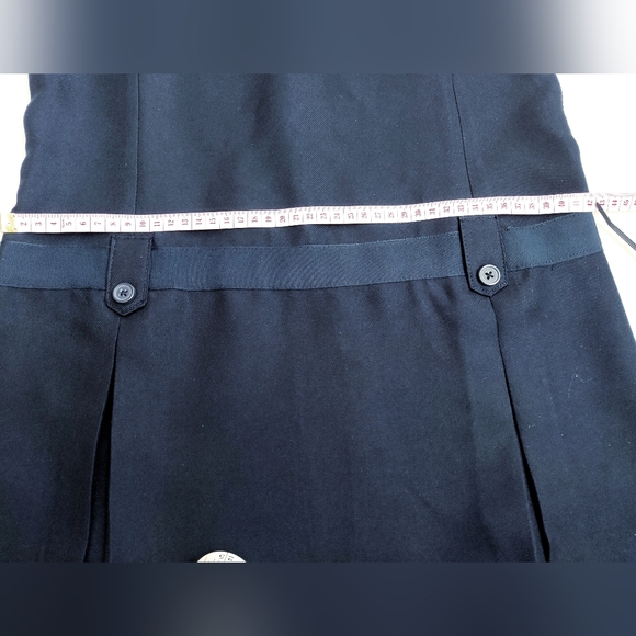 ARROW Schoolwear Uniform dress, Girls' Plus Drop Waist Jumper with White Top New - Picture 5 of 11